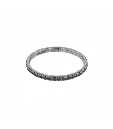 Mauboussin Parce que je l’Aime black diamonds and gold ring