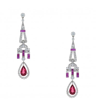 Boucles d’oreilles Art Deco Revival