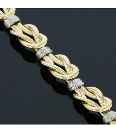 Christofle two tones gold bracelet