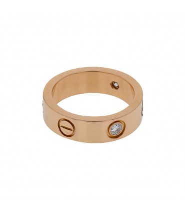 Cartier Love diamonds and gold ring