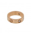 Cartier Love diamonds and gold ring