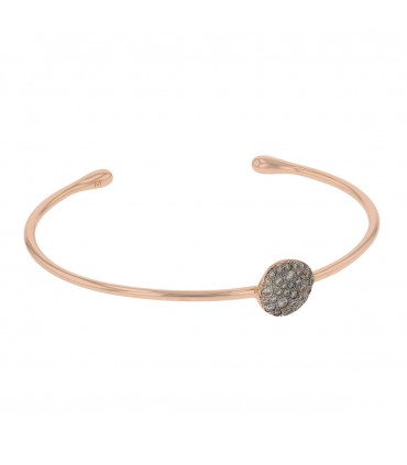 Pomellato Sabbia diamonds and gold bracelet