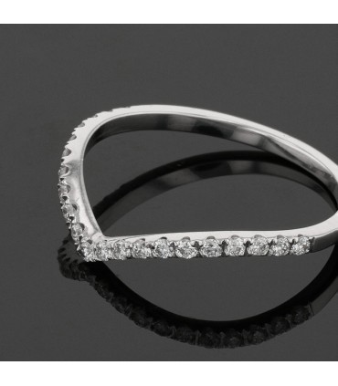 Diamonds and gold ring
