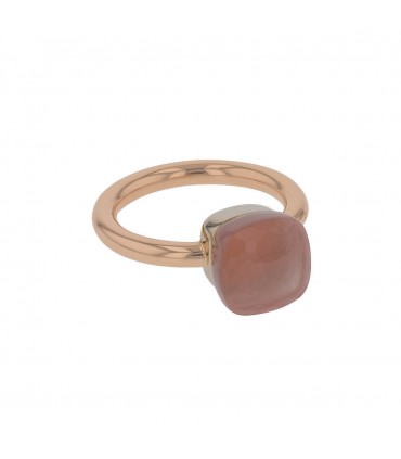 Pomellato Nudo quartz and gold ring