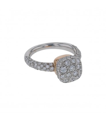 Pomellato Nudo diamonds and gold ring