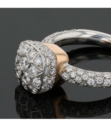 Pomellato Nudo diamonds and gold ring