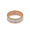 Boucheron Quatre three tones gold and ceramic ring