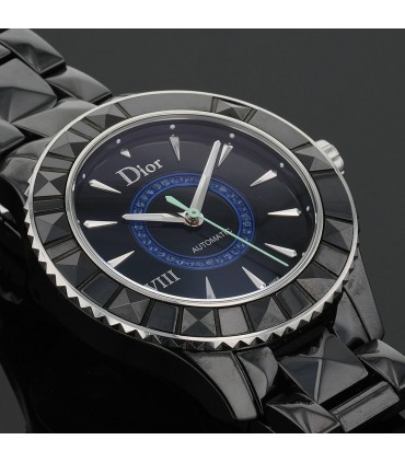 Dior VIII ceramic, stainless steel and sapphires watch