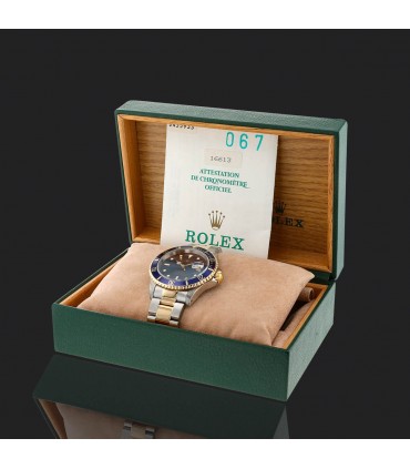 Rolex Submariner gold and stainless steel watch