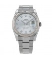 Rolex DateJust stainless steel and diamonds watch