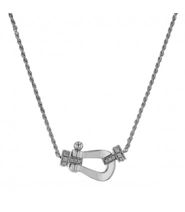 Fred Force 10 diamonds and gold necklace