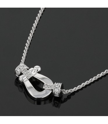 Fred Force 10 diamonds and gold necklace