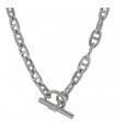 Hermès Chaîne d’Ancre silver necklace