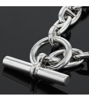 Hermès Chaîne d’Ancre silver necklace