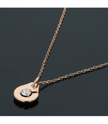Dinh Van Menottes gold and diamond necklace