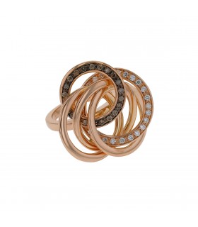 Diamonds and gold ring