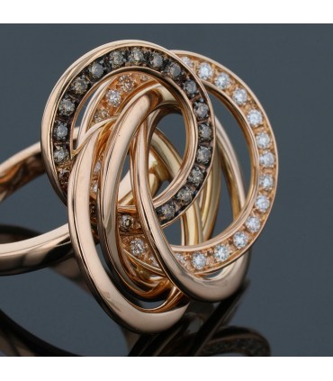 Bague or et diamants