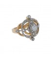 Bague or, diamants