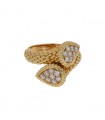 Boucheron Serpent Bohème diamonds and gold ring