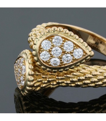 Boucheron Serpent Bohème diamonds and gold ring
