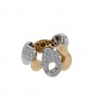 Marco Molinario two tones gold and diamonds ring
