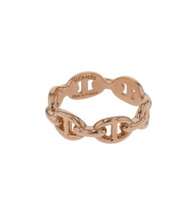 Hermès Chaîne d’Ancre gold ring