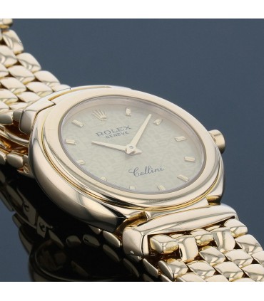 Rolex Cellini gold watch