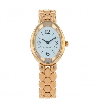 Bulgari Ovale gold watch