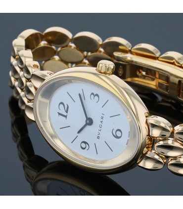 Bulgari Ovale gold watch