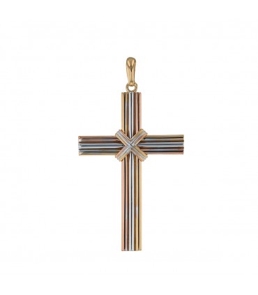 Cartier Trinity three tones gold pendant