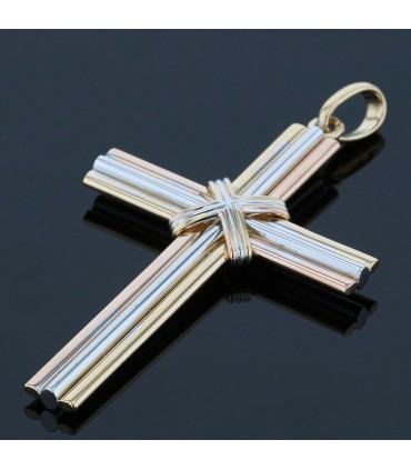 Cartier Trinity three tones gold pendant