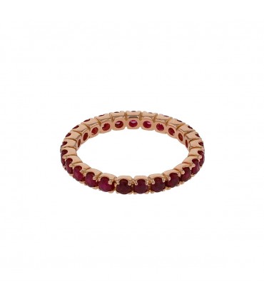 Rubies and gold ring