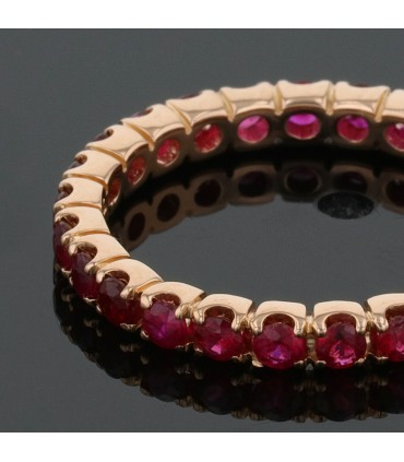 Rubies and gold ring