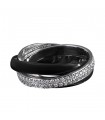 Bague Cartier Trinity Noir et Blanc