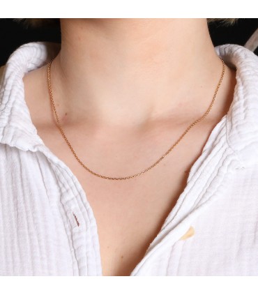 Gold necklace