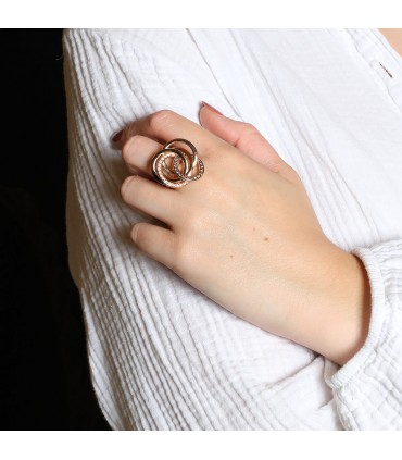 Bague or et diamants