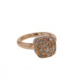 Pomellato Nudo diamonds and gold ring