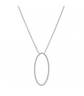 Tiffany & Co. Metro diamonds and gold necklace