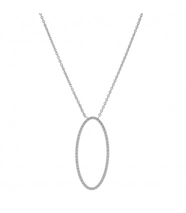 Tiffany & Co. Metro diamonds and gold necklace