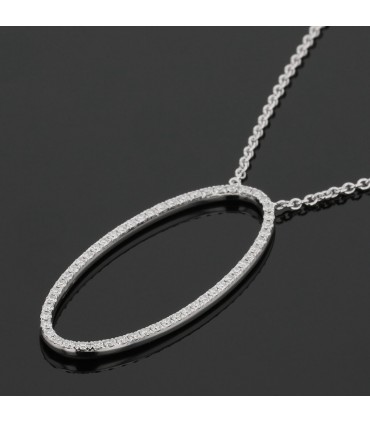 Tiffany & Co. Metro diamonds and gold necklace