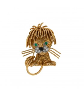 Broche Van Cleef & Arpels Lion Ebouriffé