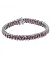 Gold, rubies and diamonds bracelet