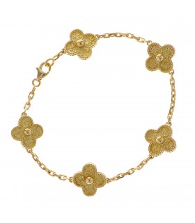 Van Cleef & Arpels Vintage Alhambra gold bracelet