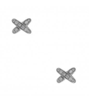 Chaumet Liens diamonds and gold earrings