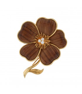 Broche Van Cleef & Arpels Clématite