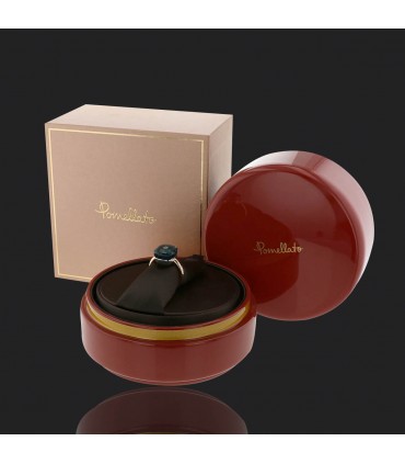 Pomellato Nudo topaze and gold ring
