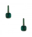 Pomellato Nudo garnets, quartz and gold earrings