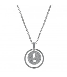 Messika Lucky Move diamonds and gold necklace