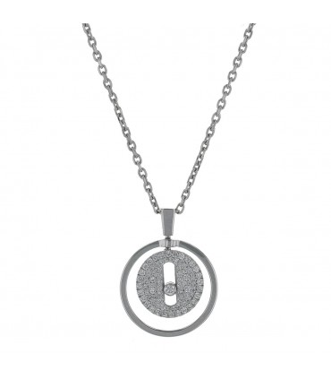 Messika Lucky Move diamonds and gold necklace