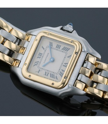 Cartier Panthère stainless steel  and gold watch